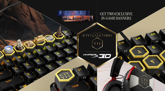 HyperX 3D x Civilization VII is here!