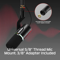 HyperX FlipCast – USB/XLR Dynamic Microphone