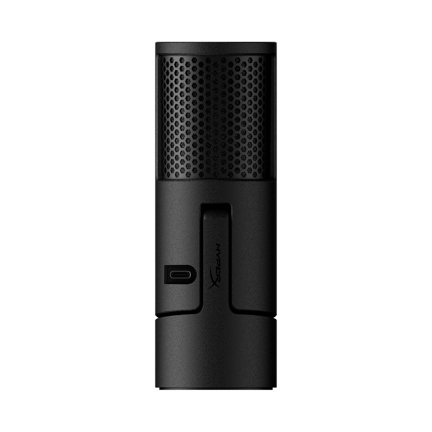 Black SoloCast 2 microphone on a white background